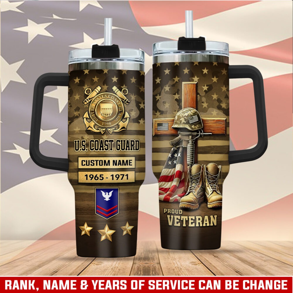 US Coast Guard – Tumbler 40oz - Fallen Hero Memorial