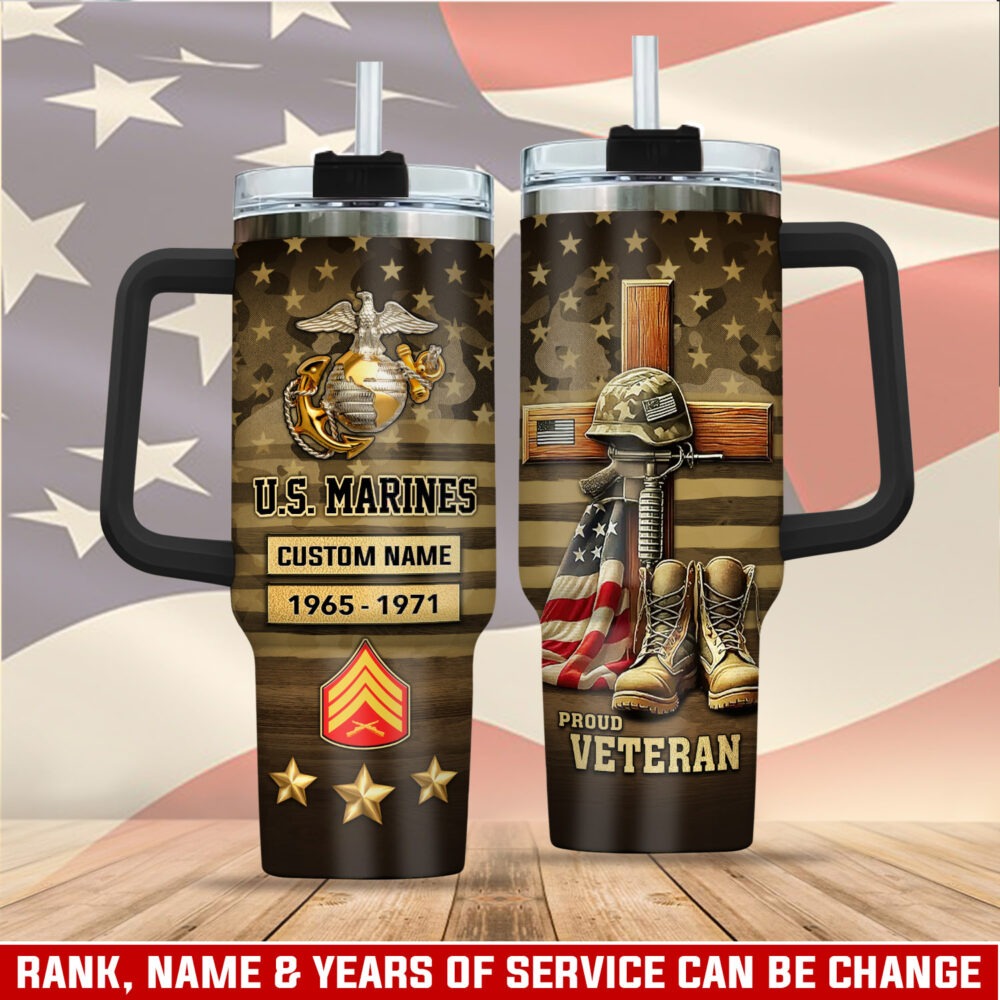 US Marine Corps – Tumbler 40oz - Fallen Hero Memorial
