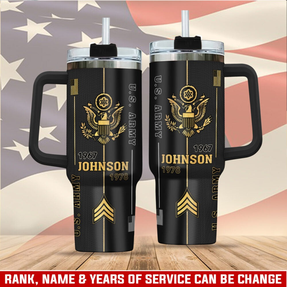 US Army – Tumbler 40oz - Classic Military Tribute