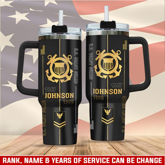 US Coast Guard – Tumbler 40oz - Classic Military Tribute