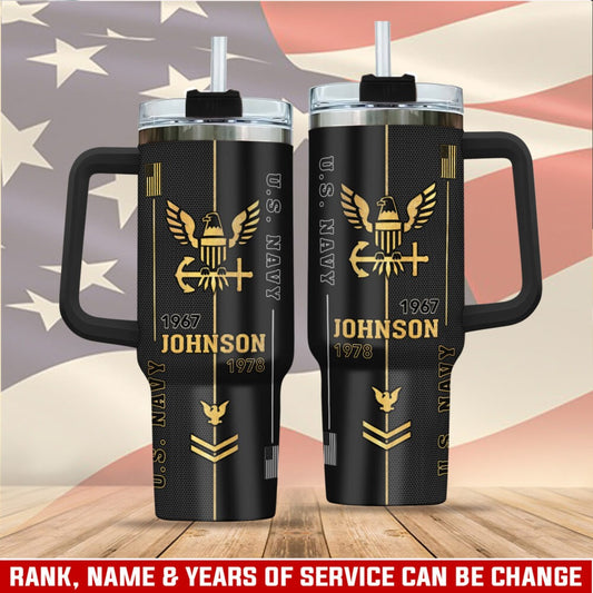 US Navy – Tumbler 40oz - Classic Military Tribute