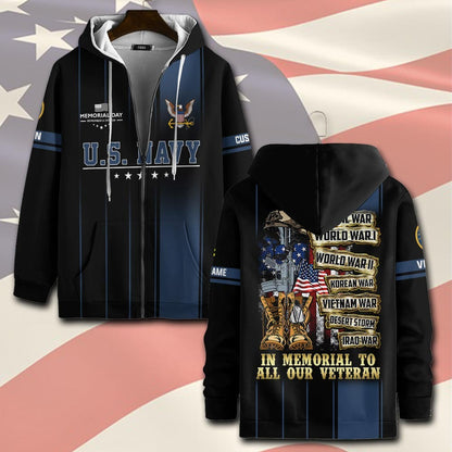 U.S Navy – T-shirt –  Freedom Valor Tribute