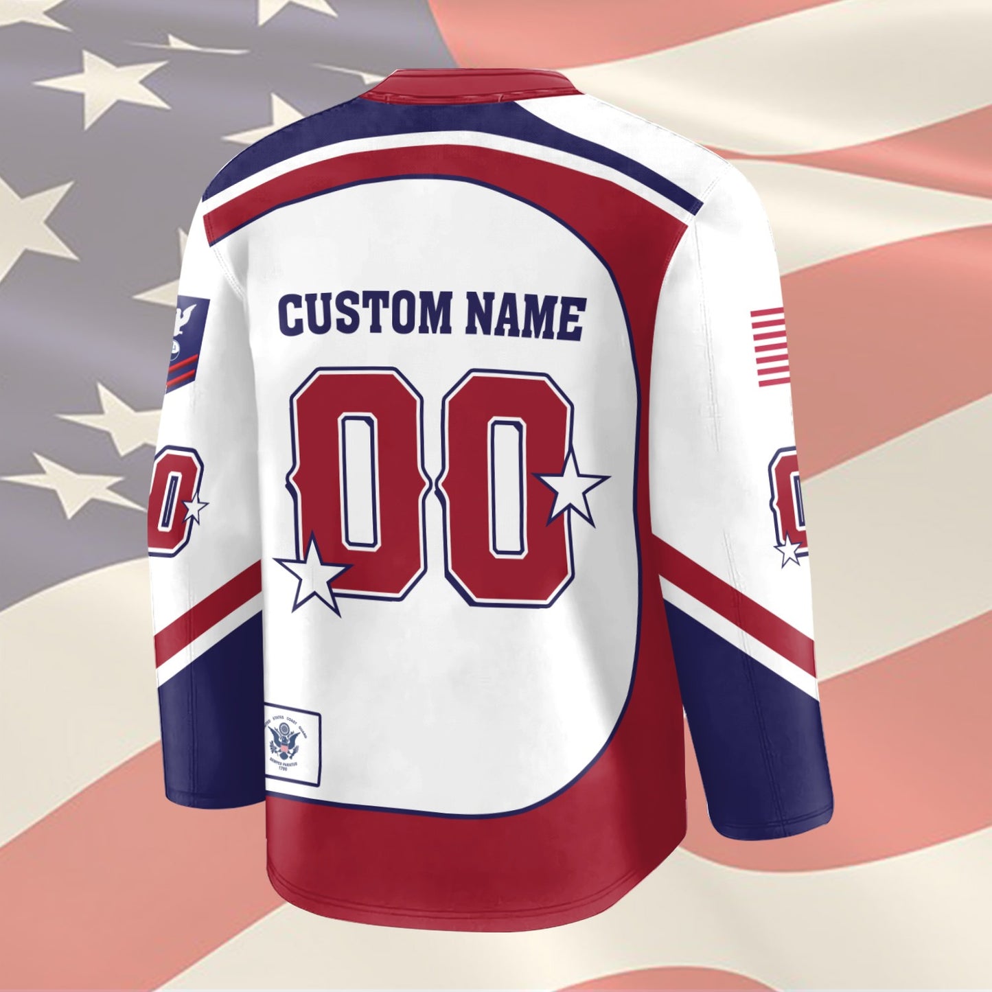 US Coast Guard – Hockey Jersey – Patriot Freedom Jersey