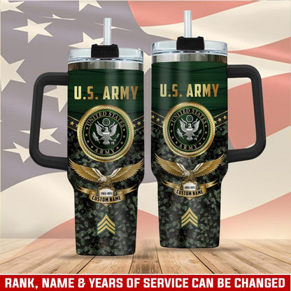 US Army – Tumbler 40oz -  Military camouflage pattern
