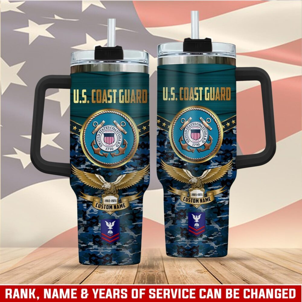 US Coast Guard - Tumbler 40oz - Military camouflage pattern