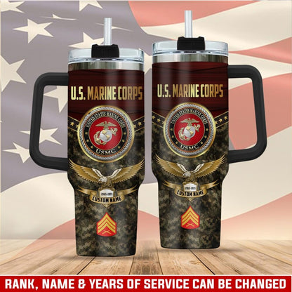 US Marine Corps - Tumbler 40oz - Military camouflage pattern