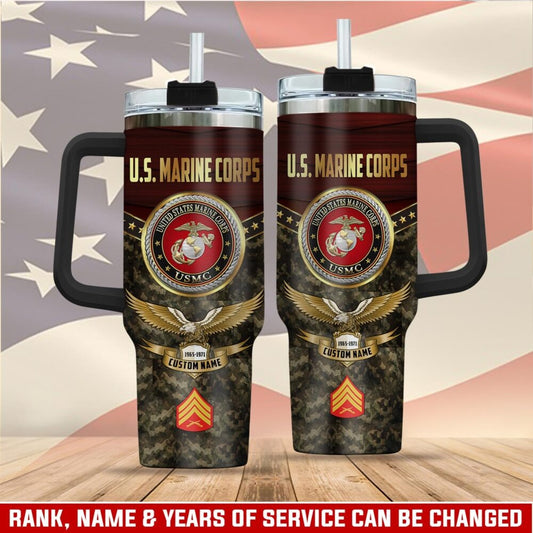 US Marine Corps - Tumbler 40oz - Military camouflage pattern