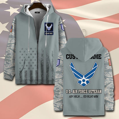 U.S Air Force – T-shirt – Camo Sleeve Heritage