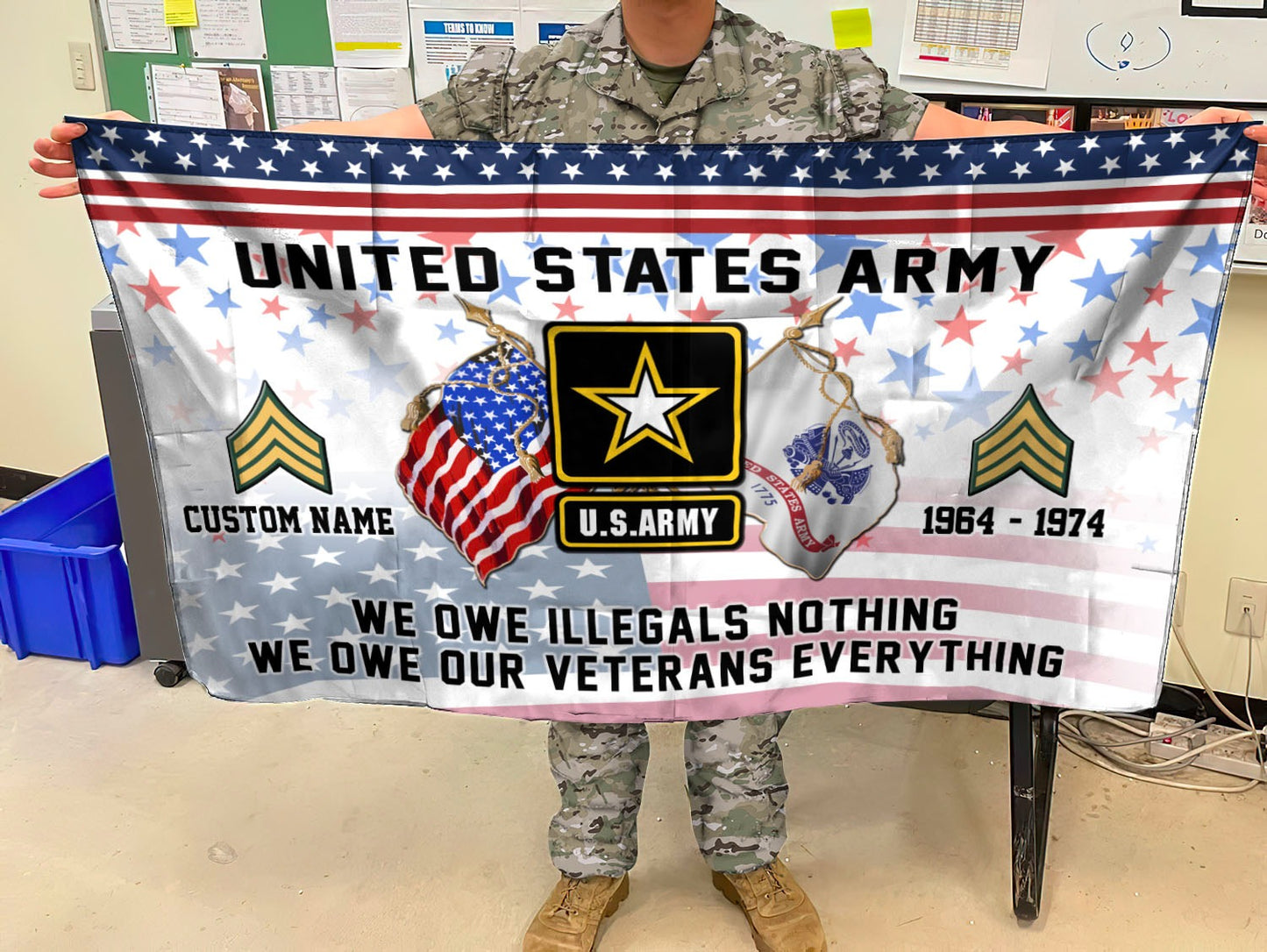 U.S. Army Flying Flag –  Semper Paratus