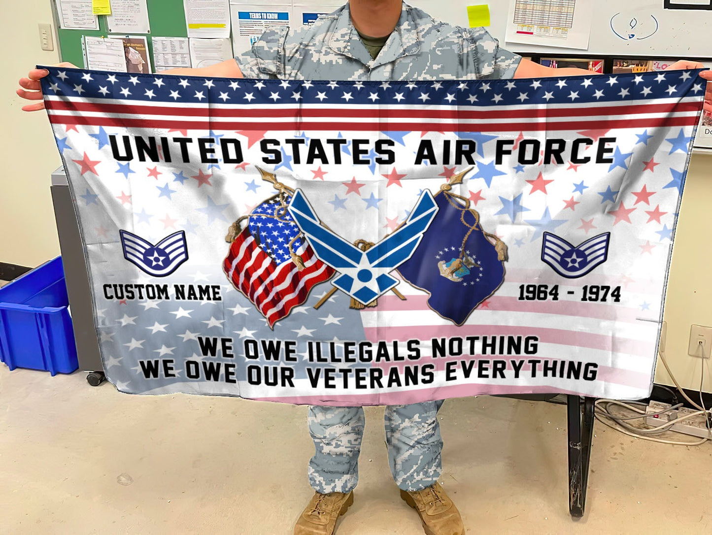 U.S. Air Force Flying Flag –  Semper Paratus