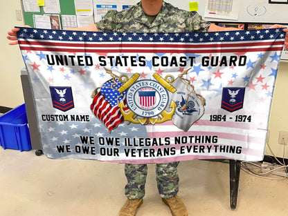 U.S. Coast Guard Flying Flag – Semper Paratus