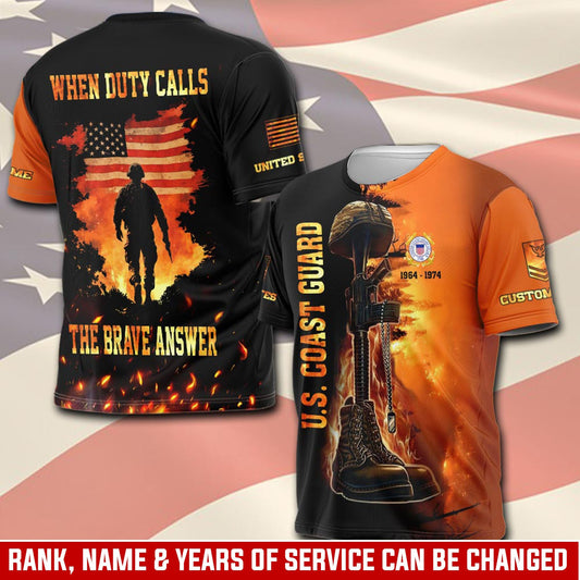 U.S Coast Guard – T-shirt – When duty calls