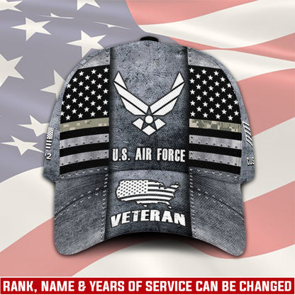 US Air Force – Classic Cap – Riveted Metal