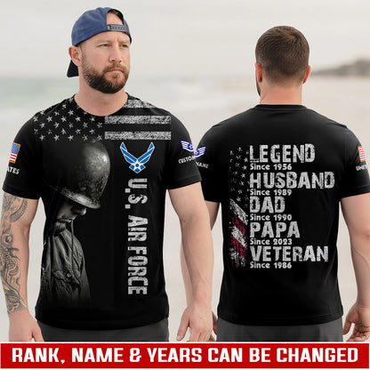 U.S Air Force – T-shirt – AS A SOLDIER, AS A MAN