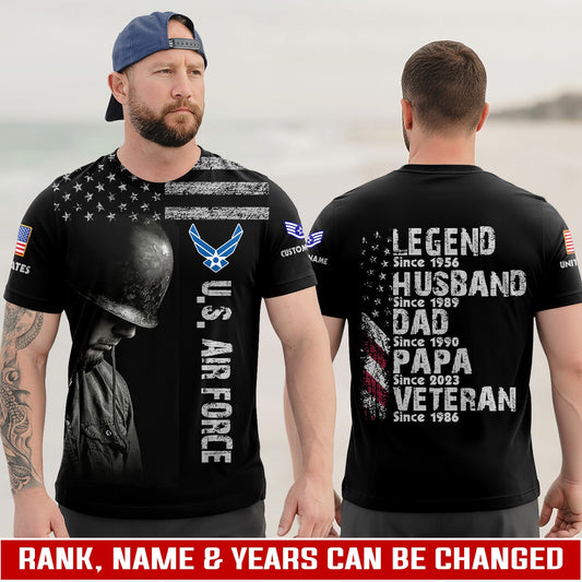 U.S Air Force – T-shirt – AS A SOLDIER, AS A MAN