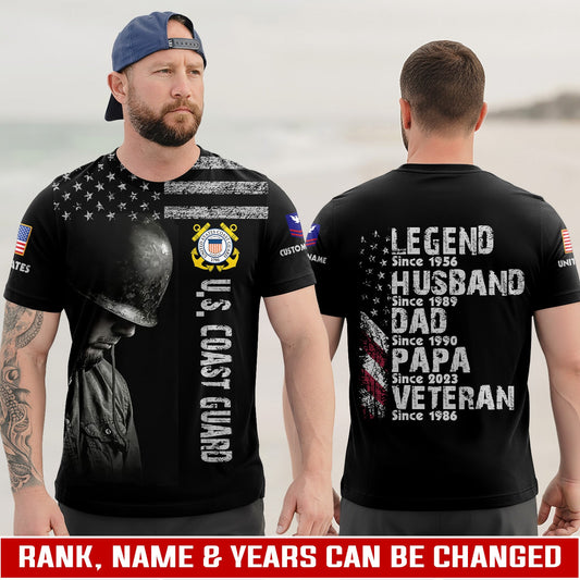 U.S Coast Guard – T-shirt – AS A SOLDIER, AS A MAN