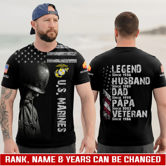 U.S Marine Corps – T-shirt – AS A SOLDIER, AS A MAN