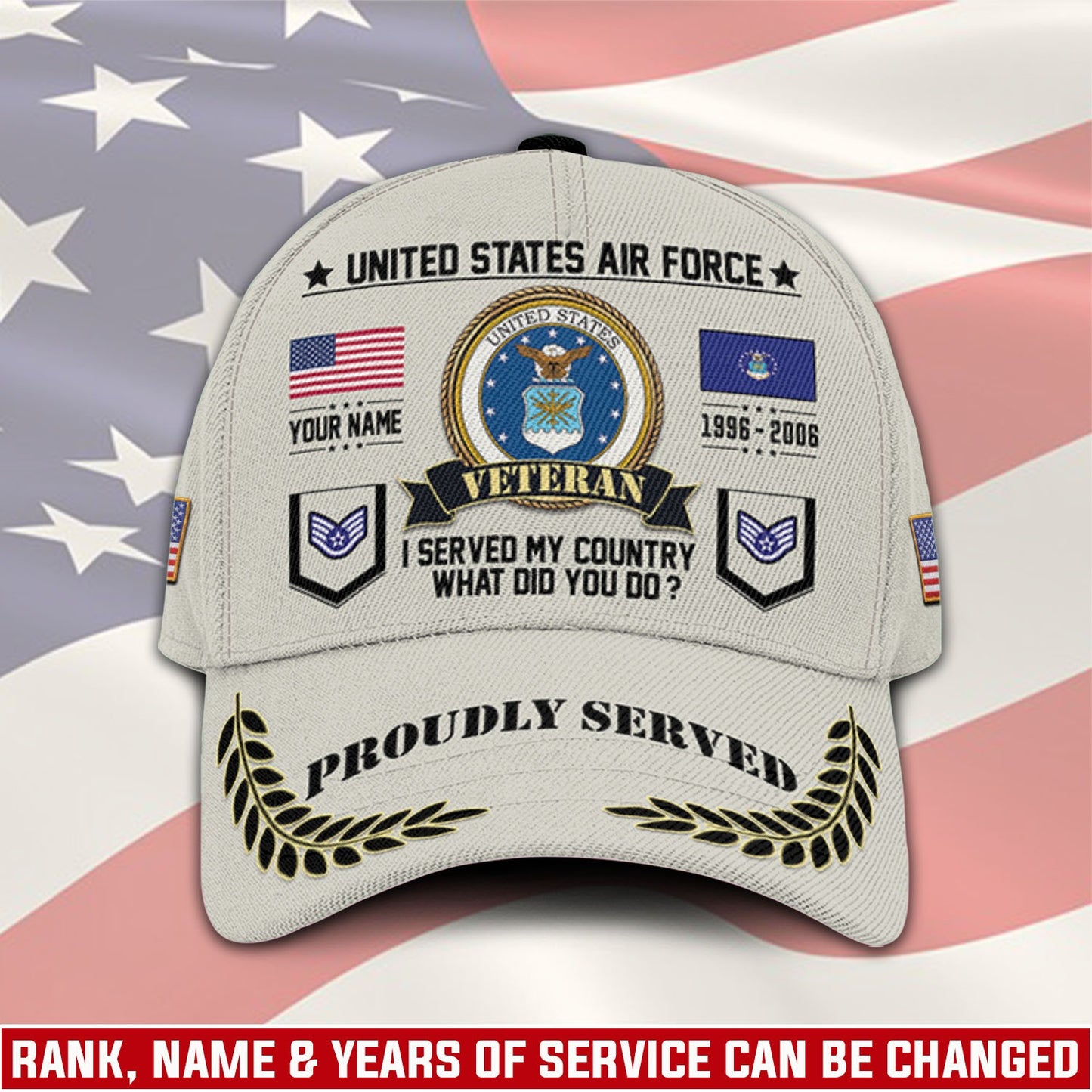 US Air Force – Classic Cap – Veteran Honor Patch