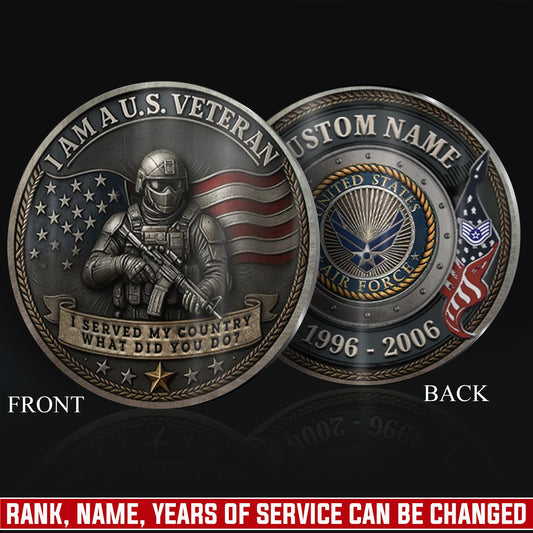 US Air Force – Military Printed Challenge Coin – Guardian of Freedom Coin