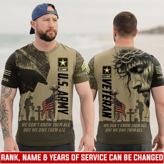 U.S Army – T-shirt – WE DON'T KNOW THEM ALL BUT WE OWE THEM ALL