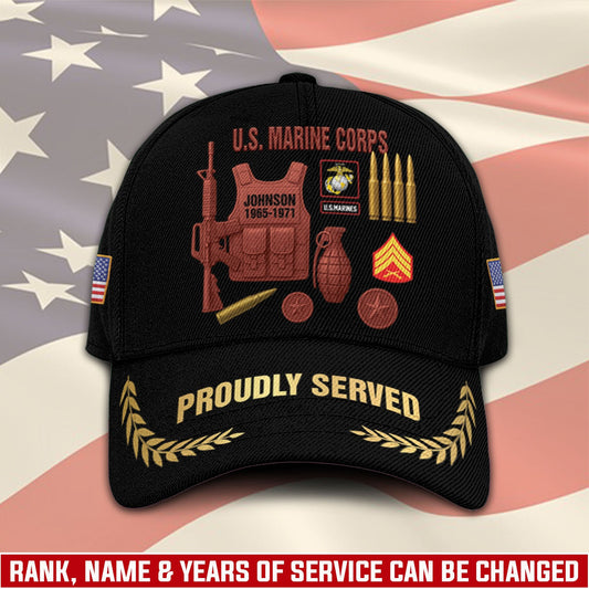 US Marine Corps – Classic Cap – Military Heritage Badge