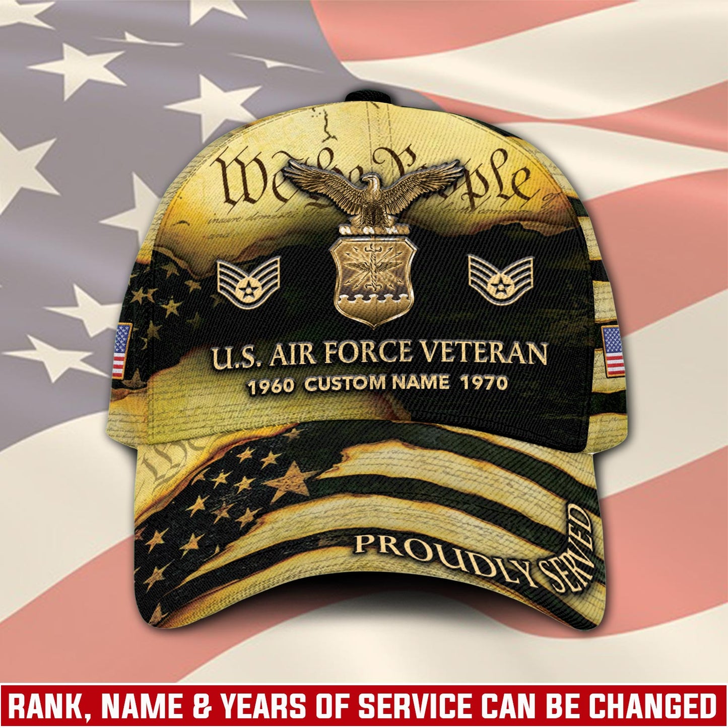 US Air Force – Classic Cap – We The People - Gold
