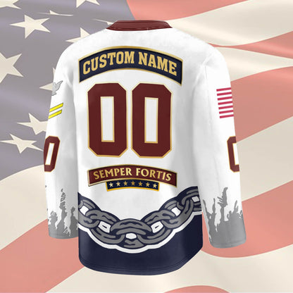 US Navy – Hockey Jersey – Unbreakable Chain Emblem