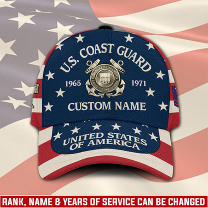 US Coast Guard – Classic Cap – US Flag
