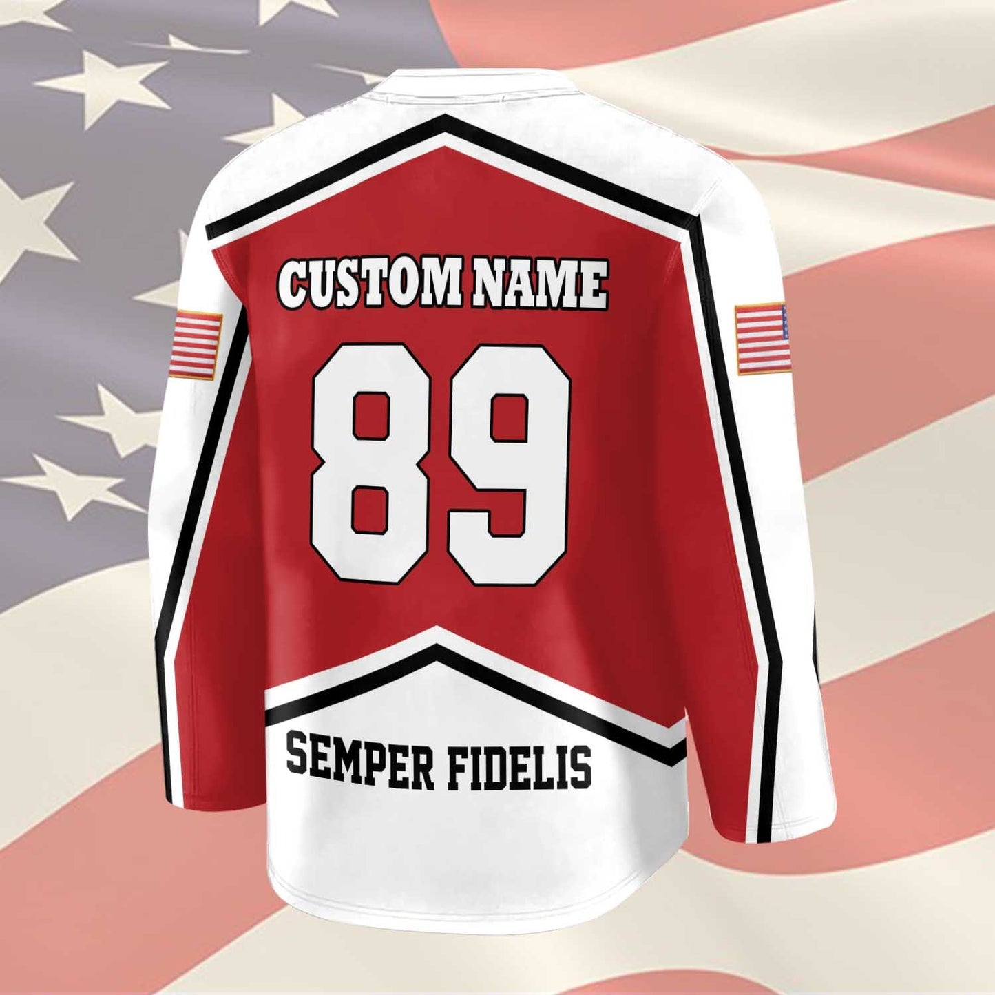 US Marine Corps – Hockey Jersey – Honor Shield Pattern