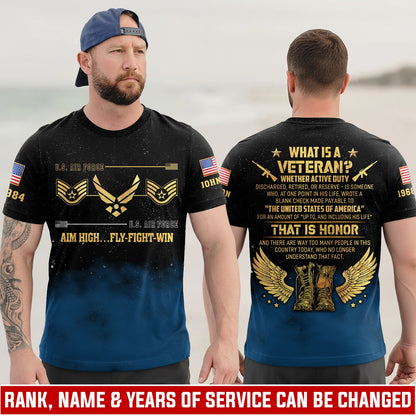 U.S Air Force – T-shirt – What is a Veteran?