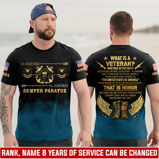 U.S Coast Guard – T-shirt – What is a Veteran?