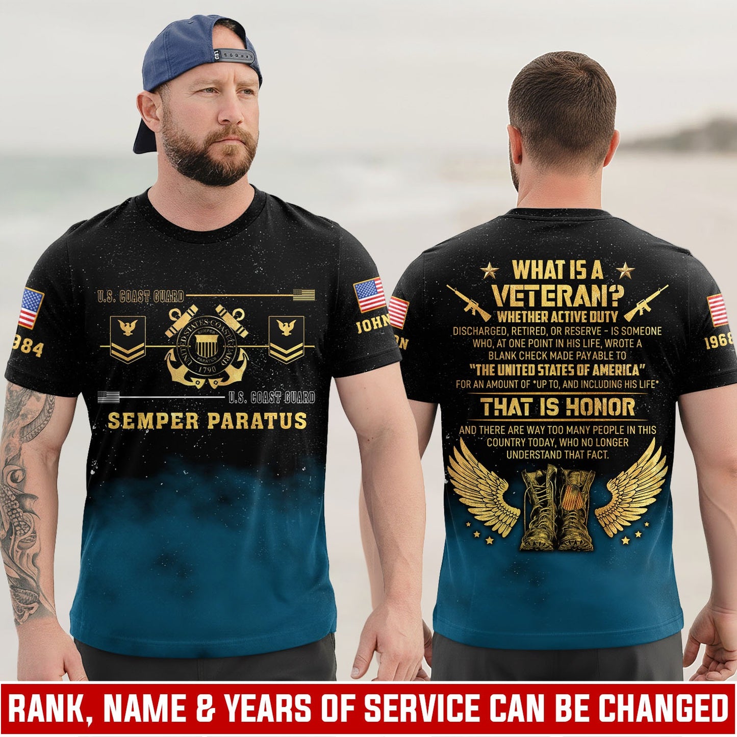 U.S Coast Guard – T-shirt – What is a Veteran?