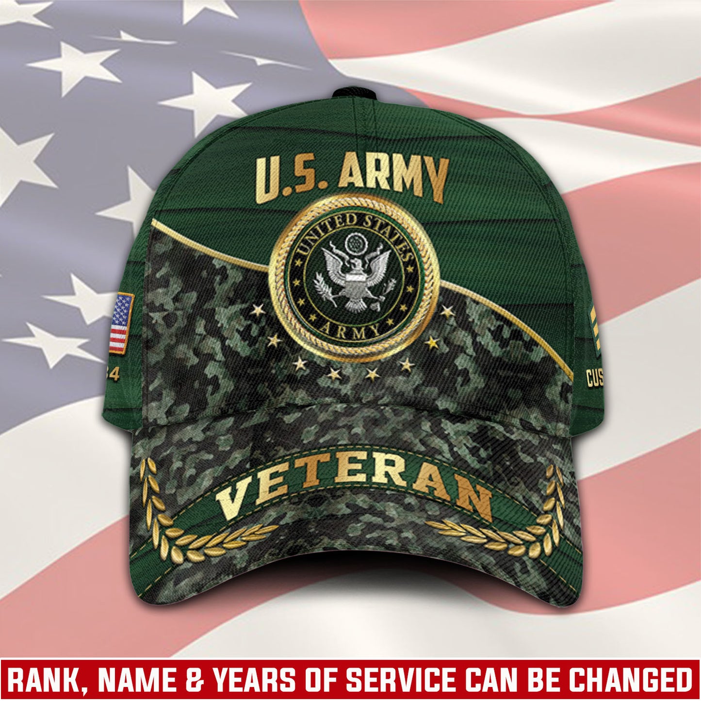 US Army – Classic Cap – Camo Gold
