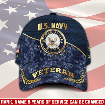 US Navy – Classic Cap – Camo Gold