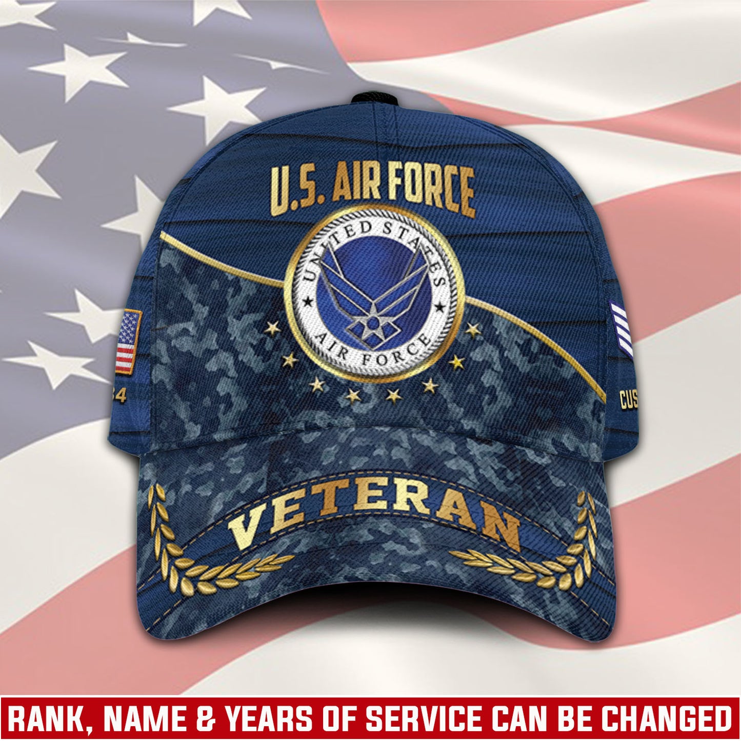 US Air Force – Classic Cap – Camo Gold