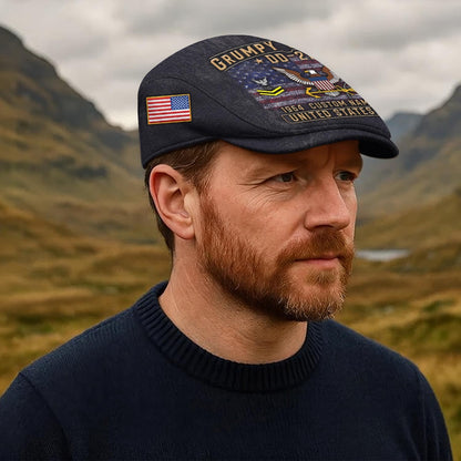 Custom U.S. Navy Jeff Cap –  Grumpy Old Vet