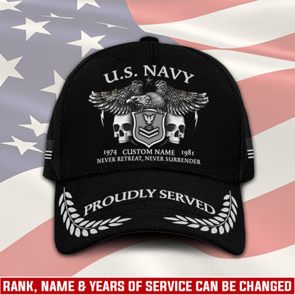 US Navy – Classic Cap – Skull Eagle