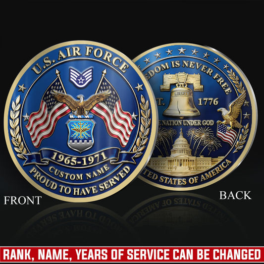 US Air Force – Military Printed Challenge Coin – Liberty Heritage Coin