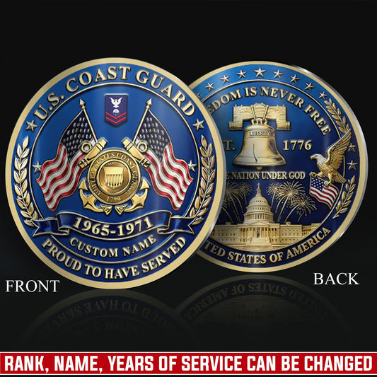 US Coast Guard – Military Printed Challenge Coin – Liberty Heritage Coin