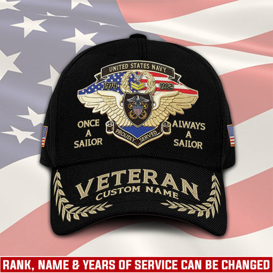 US Navy – Classic Cap – Once A Soldier Always A Soldier