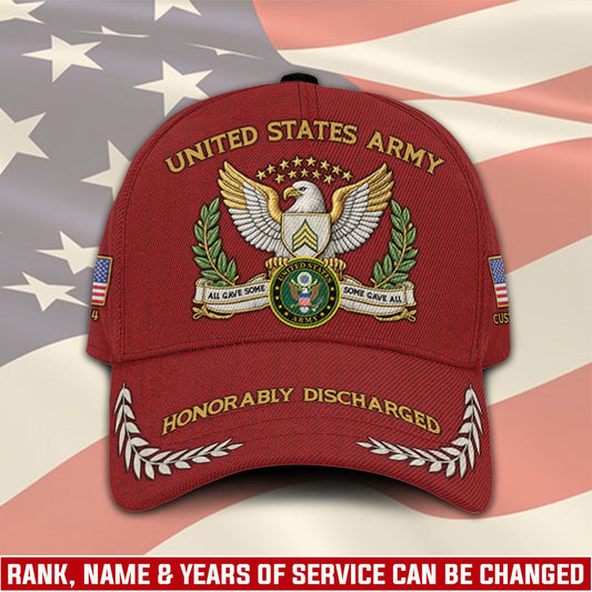 US Army – Classic Cap – Veteran Red Emblem