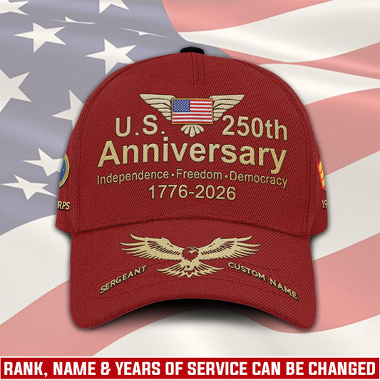 US Marine Corps – Classic Cap – Independence·Freedom·Democracy