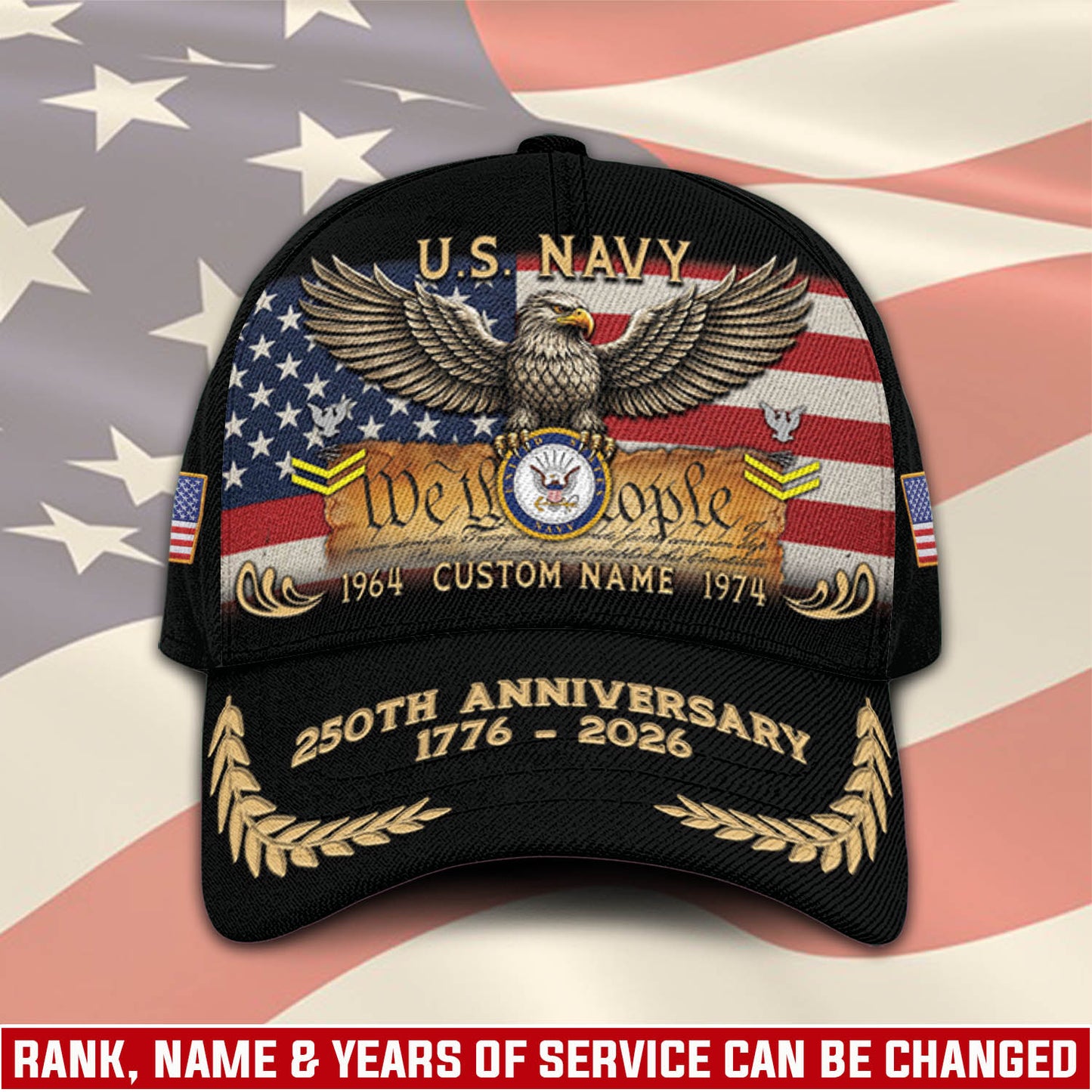 US Navy – Classic Cap – 250th Anniversary