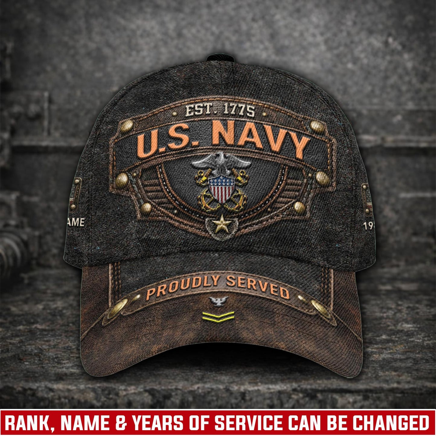 US Navy – Classic Cap – Distressed Heritage