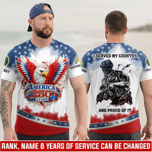 U.S Army – T-shirt –  Liberty Wings 1776–2026