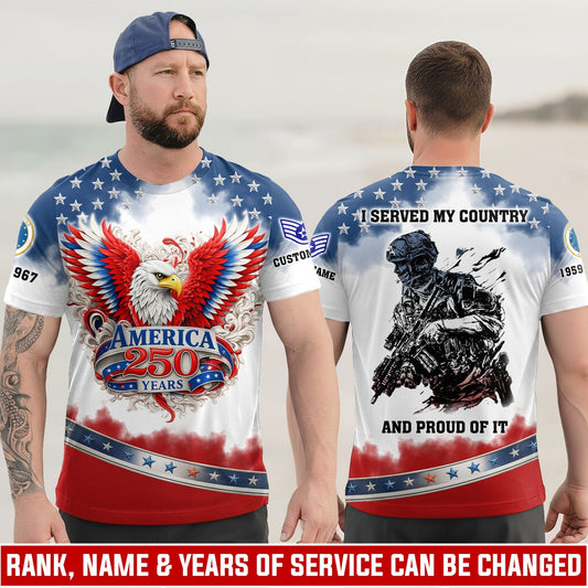 U.S Air Force – T-shirt – Liberty Wings 1776–2026
