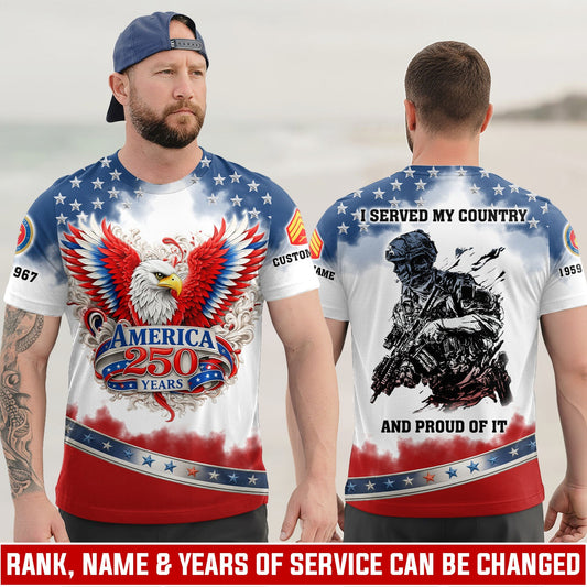 U.S Marine Corps – T-shirt –  Liberty Wings 1776–2026