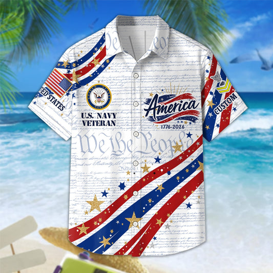 US Navy – Hawaiian Shirt – Proudly Served