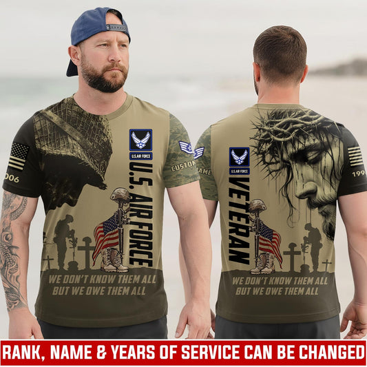 U.S Air Force – T-shirt – WE DON'T KNOW THEM ALL BUT WE OWE THEM ALL