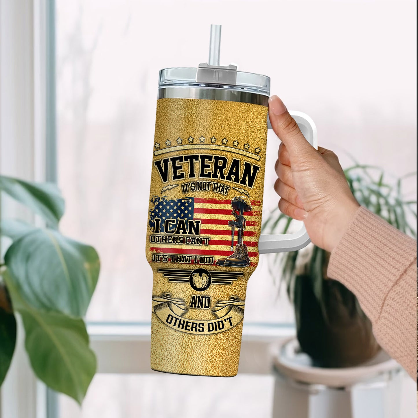 US Army, E 6 Army Specialist – Stainless Steel Tumbler 40oz
